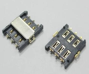 Konektor nano SIM karty;PUSH PULL,6pin,H1,40mm KLS1-SIM-113